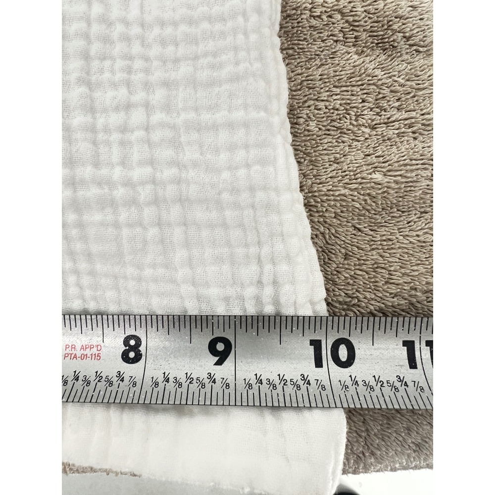 Aerie WhiteGauze Cotton Cargo Pants Elastic Waist Relaxed Wide Leg Trousers Sm - Picture 11 of 16